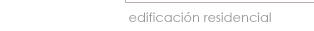 edificación residencial